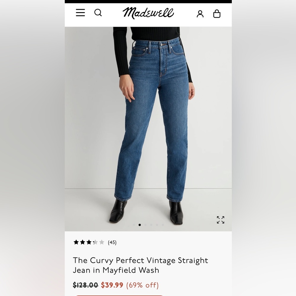 The Curvy Perfect Vintage Straight Jean